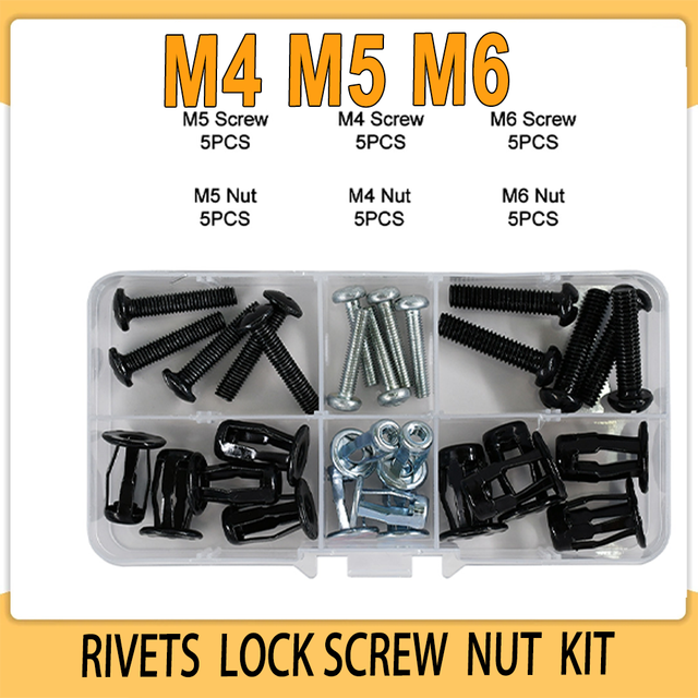 Screws Kit License Plate, Hollow Iron Aluminum Gun